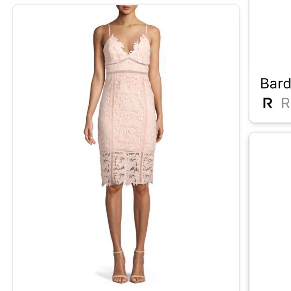 Bardot Lace Dress